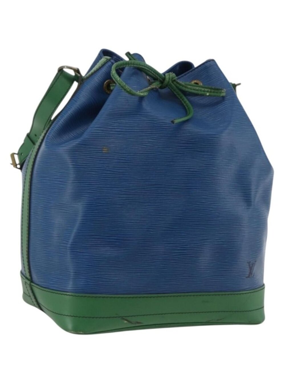 LOUIS VUITTON Epi Noe Shoulder Bag Bicolor Green Blue M44044